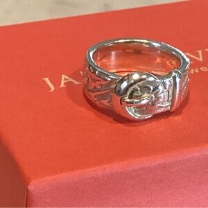 COPY - James Avery Silver Floral Buckle Ring